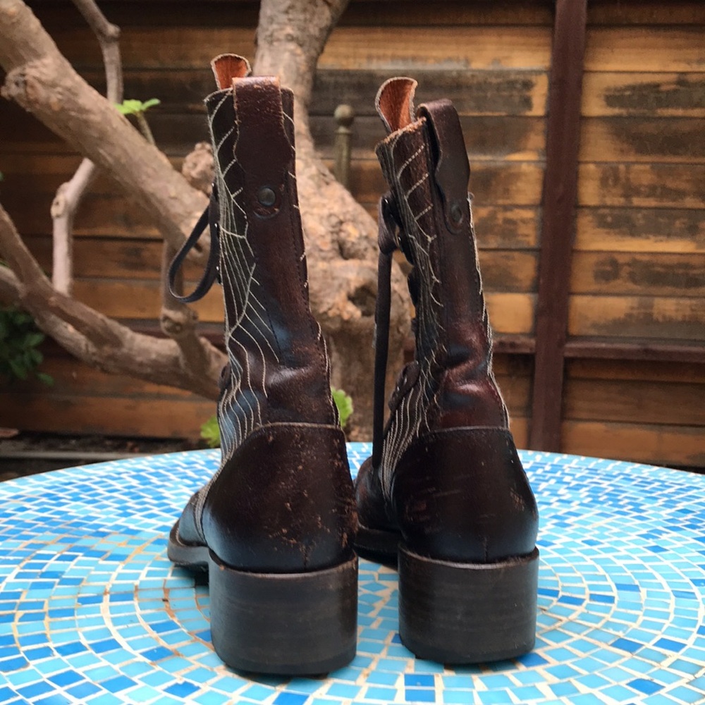 EARL JEAN Leather Combat Boots. 6 NWOT 🕸️❤︎ - Picture 11 of 11